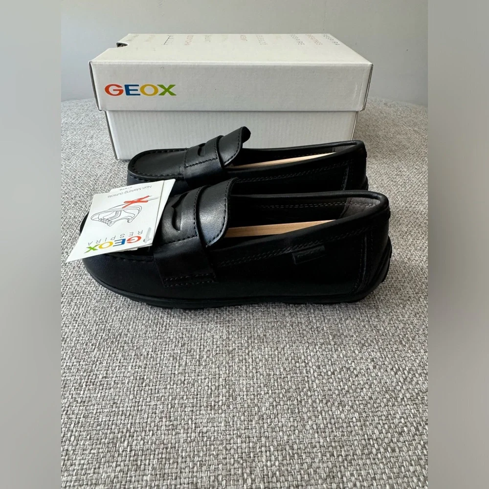 New Toddler Boy Geox Leather Loafers